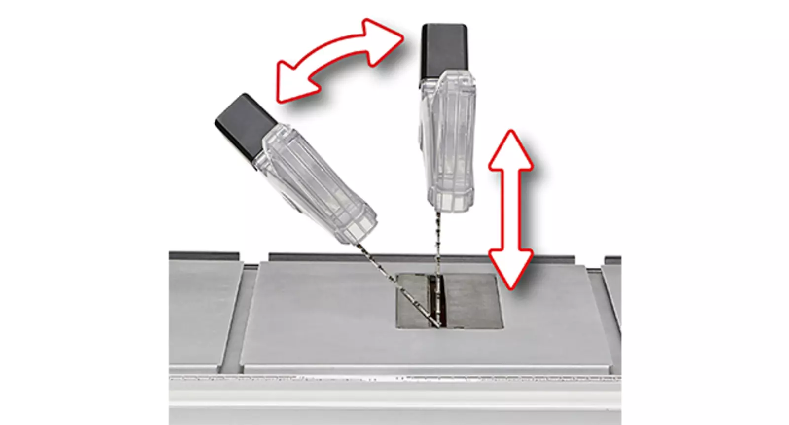 2-in-1-Sgeblatt-Verstellung