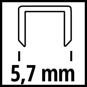 Staples, 5.7 x 40 mm, 3000 pcs.