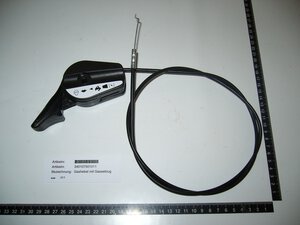 Gashebel mit Gasseilzug