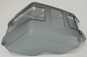 Akkuabdeckung transparent
