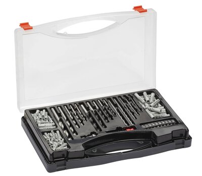 Bohrer- Bit und Dübel-Set 132tlg