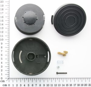 Spulenaufnahme mit Deckel