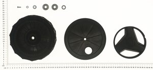 wheel rear right assembly