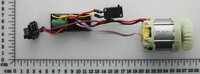 Motor mit Platine, Schalter