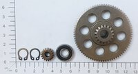 gear Z2 with 2nd gear Z3 set