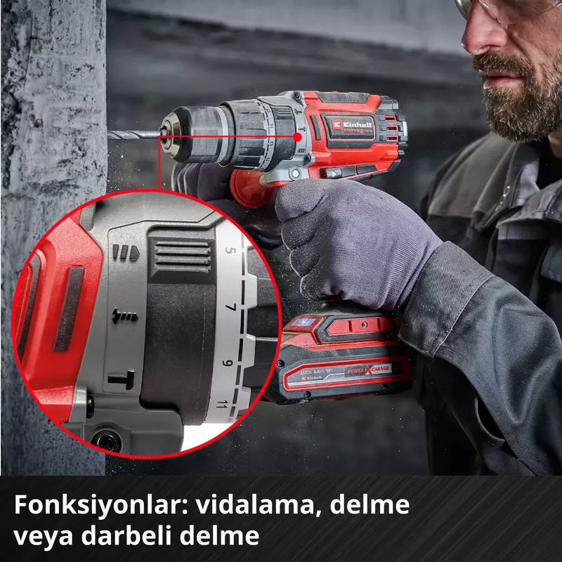 Einhell Akülü Darbeli Vidalama TP-CD 18/70 Li-i BL - Solo