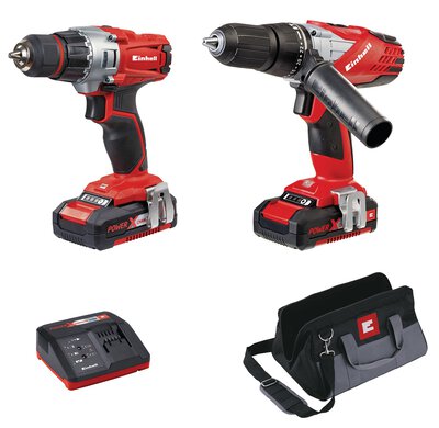 18V Cordless Drill Twin Pack