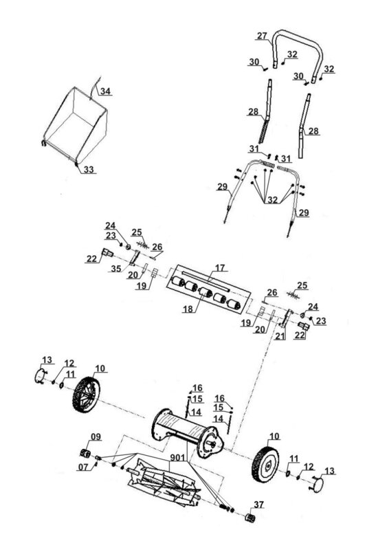 BG-HRM 40 - Spareparts / Accessories - Einhell Service