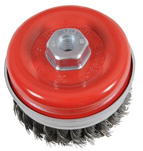 AGGRESSO-FLEX® Topfbürste, HSS Stahldraht, Ø 0,5 mm, gezopft, SB (premium)