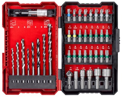 39pcs HSS drill bits set L-Box