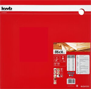 Bauholz-Kreissägeblätter für Bau- und Tischkreissägen Ø 315 x 30 mm