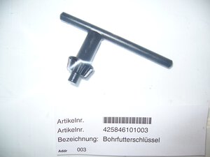 Bohrfutterschlüssel