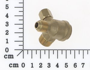 Non-return valve-release pipe