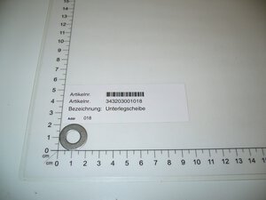 Flat washer