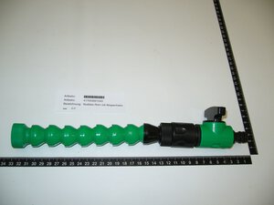 flexibles Rohr mit Absperrhahn