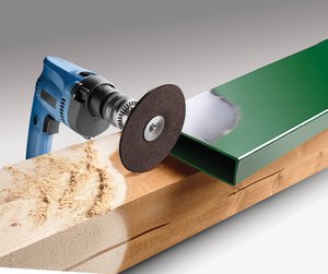 Schleifscheiben HOLZ & METALL, Korund, Ø 125 mm, 120