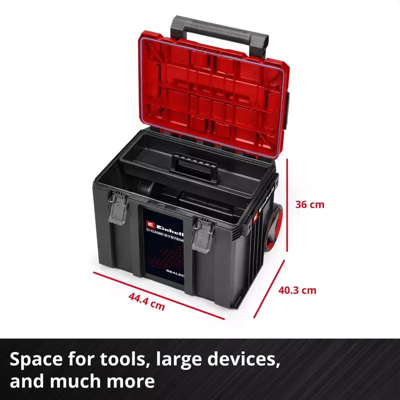 Einhell System Carrying Case E-Case L with wheels SEALED