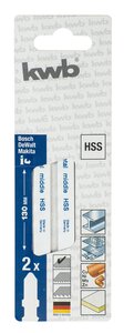 Stichsägeblätter, Metallbearbeitung, HSS, extra lang, SB-Karte (premium)