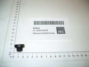 Wassereinfüllschraube