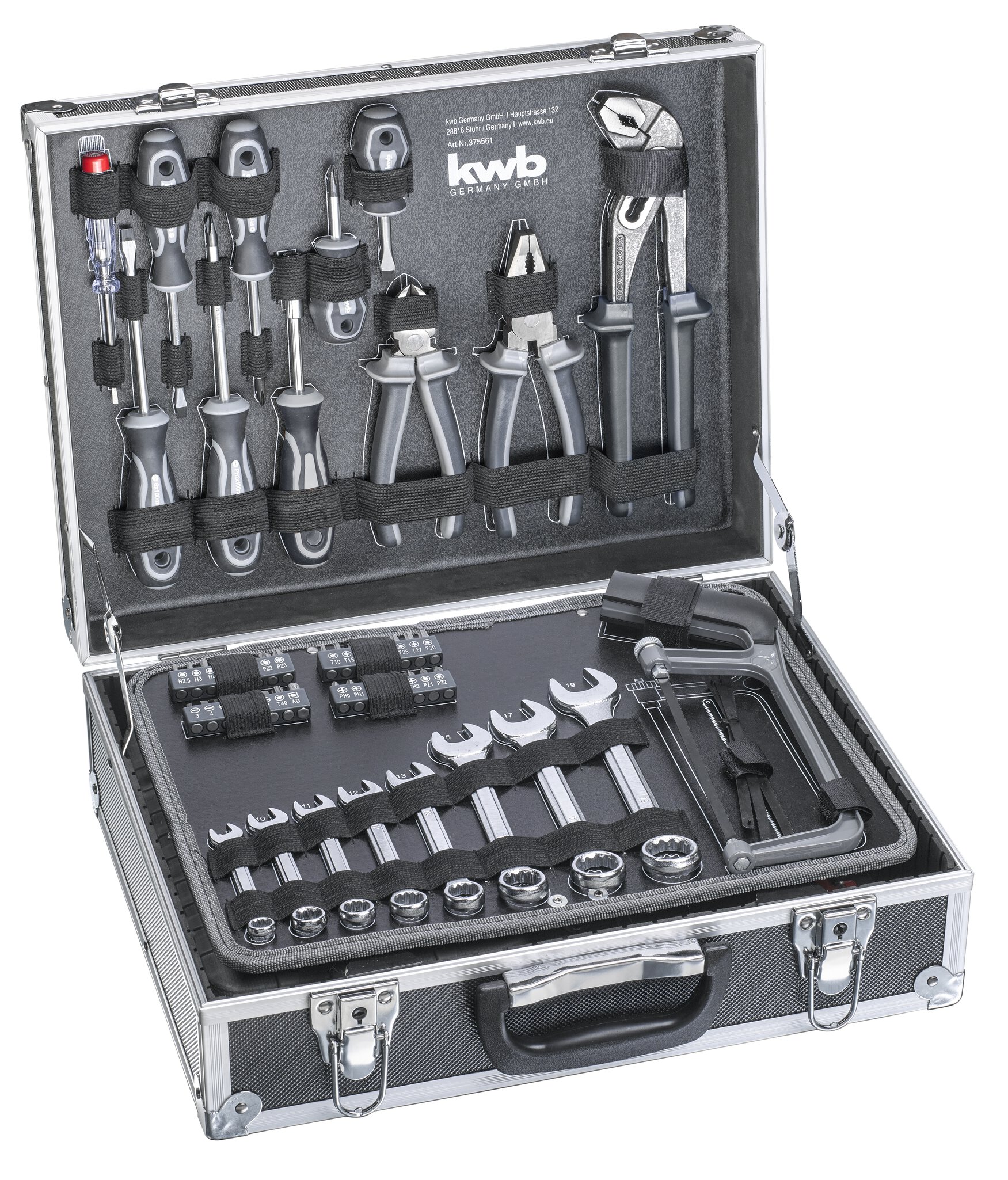 Kufr na nářadí v sadě s nářadím TOOL CASE, 199 PCS.