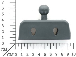 Kugelgelenk mit Aufnahme