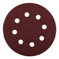 QUICK-STICK sanding discs for wood and metal, aluminium oxide, Ø 125 mm, punched