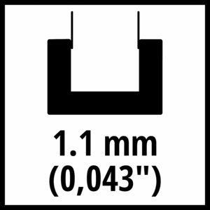 20 cm Mini Chainsaw Guide Bar, 1.1 mm