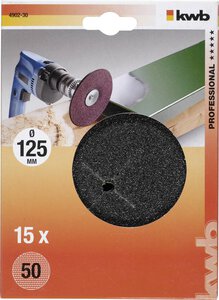 Schleifscheiben HOLZ & METALL, Korund, Ø 125 mm, 50