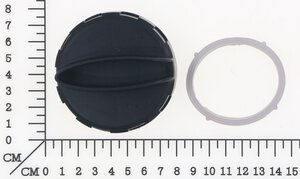 Drain cap with gasket