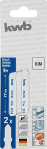 Stichsägeblätter, Metallbearbeitung, Bi-Metall, 77/55, 100/75, fein, mittel, grob, SB-Karte (premium)