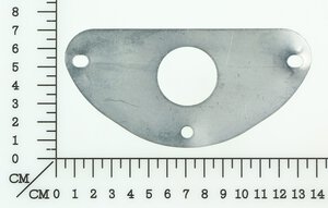 Cardan shaft mounting plate