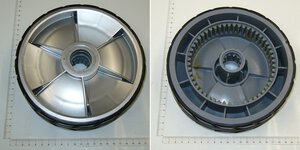 Rad hinten rechts 8"×2"