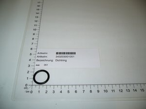 O shape sealing ring