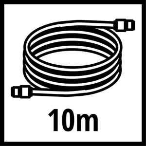 10 m Coiled Air Hose, Ø 9 mm