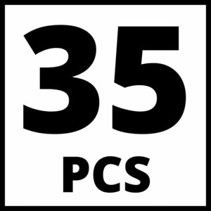 Sada brusných pásů, 35ks, 13x457mm