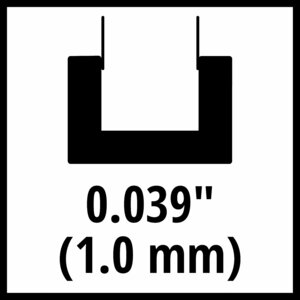 15 cm Astkettensägen-Schwert, 1,0 mm