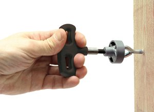 Hook screwdriver w. handle