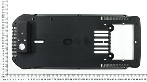 Discharge chute housing