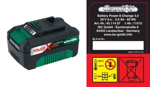 Akku Li-Ion 20V
