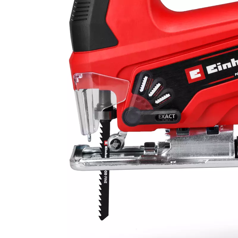 Einhell TC-JS 18/70 Li (1x2,5 Ah) akumulatorska vbodna žaga pri delu
