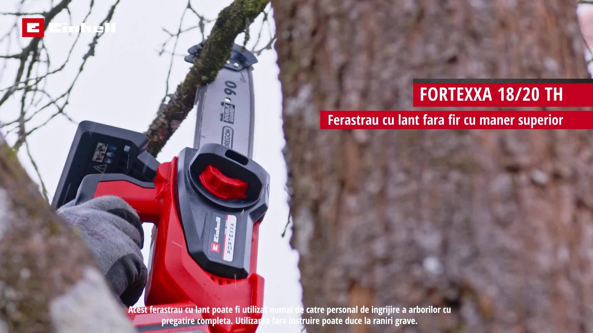 Einhell Ferastrau cu lant fara fir FORTEXXA 18/20 TH
