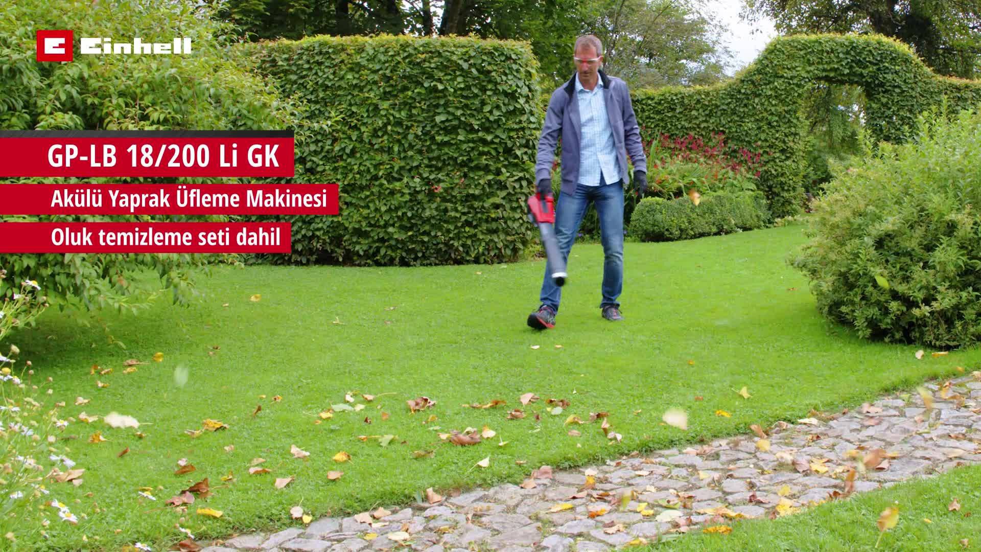 Einhell Akülü Yaprak Üfleme Makinesi GP-LB 18/200 Li E-Solo